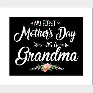 My first Mother's Day as a Grandma New Mom Mothers Day 2024 Posters and Art